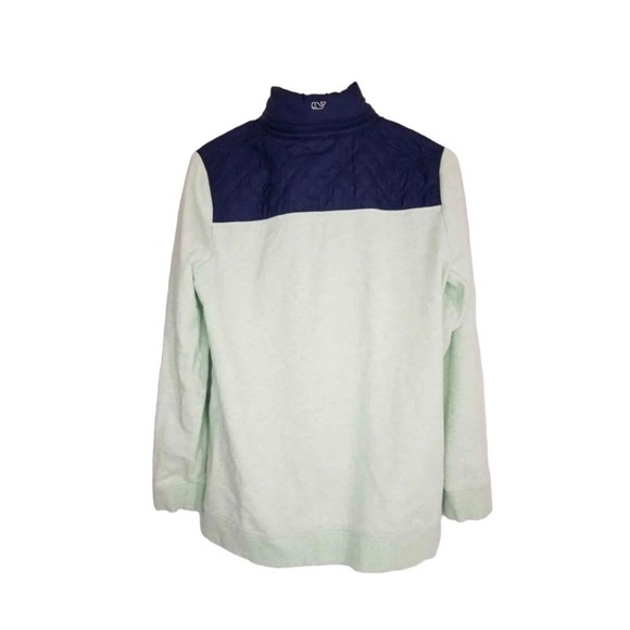 Vineyard Vines Performance Quilted Snap Shep Pullover Jacket Packable Hood S - Picture 4 of 11